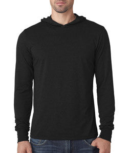 3512 Bella Canvas Unisex Jersey Long Sleeve Hoodie Black 2XL Black