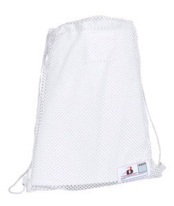 0101 Badger 100% Polyester Mesh B-Back Bag White