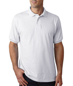 054X Hanes Adult ComfortBlend EcoSmart® Jersey Polo White