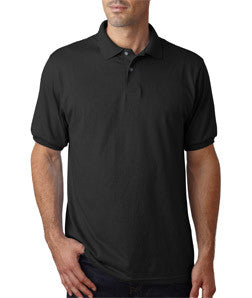 054X Hanes Adult ComfortBlend EcoSmart® Jersey Polo Black