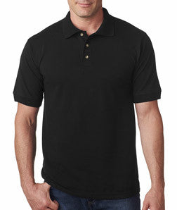 1000 Bayside Adult Cotton Piqué Polo Black
