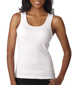 1080 Bella+Canvas Ladies' Baby Rib Tank Top White