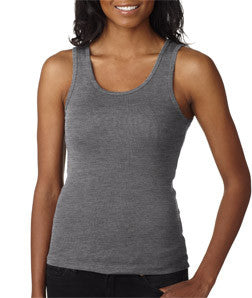 1080 Bella+Canvas Ladies' Baby Rib Tank Top Deep Heather