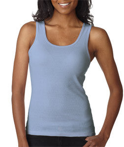 1080 Bella+Canvas Ladies' Baby Rib Tank Top Baby Blue