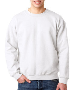 12000 Gildan Adult Gildan DryBlendCrew Neck Sweatshirt White