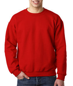 12000 Gildan Adult Gildan DryBlendCrew Neck Sweatshirt Red