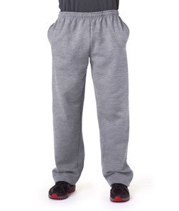 12300 Gildan Adult Gildan DryBlendOpen-Bottom Sweatpants Sport Grey (50/50)