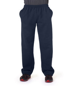 12300 Gildan Adult Gildan DryBlendOpen-Bottom Sweatpants Navy