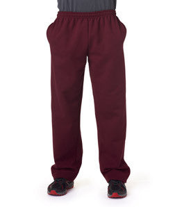 12300 Gildan Adult Gildan DryBlendOpen-Bottom Sweatpants Maroon