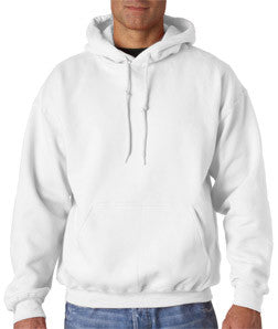 12500 Gildan Adult Gildan DryBlendHooded Sweatshirt White