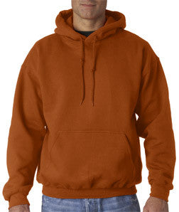 12500 Gildan Adult Gildan DryBlendHooded Sweatshirt Texas Orange