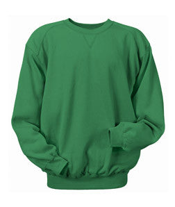 1253 Badger Adult Blend Crewneck Sweatshirt Kelly Green