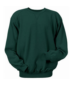 1253 Badger Adult Blend Crewneck Sweatshirt Forest Green