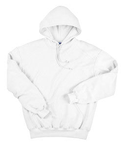 1254 Badger Adult Blended Hooded Sweatshirt White