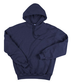 1254 Badger Adult Blended Hooded Sweatshirt Navy