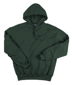 1254 Badger Adult Blended Hooded Sweatshirt Forest Green