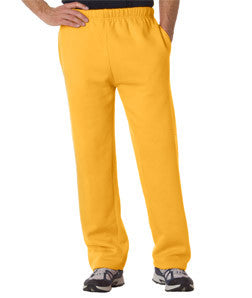 1277 Badger Adult Blended Open-Bottom Fleece Pants Gold