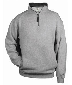 1286 Badger 1/4 Zip Fleece Pullover Oxford