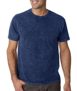 1300 tie dye Adult Vintage-Washed Heavy Cotton Tee Navy
