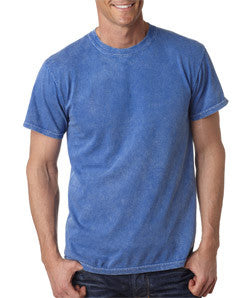 1300 tie dye Adult Vintage-Washed Heavy Cotton Tee Royal