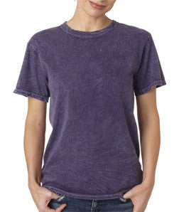 1300 tie dye Adult Vintage-Washed Heavy Cotton Tee Purple