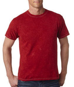 1300 tie dye Adult Vintage-Washed Heavy Cotton Tee Red
