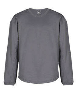 1453 Badger Adult 100% Polyester BT5 Performance Pullover Crewneck Sweatshirt Graphite
