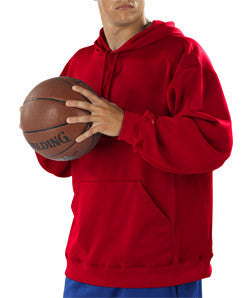 1454 Badger Adult BT5 Performance Fleece Poly Hoodie Red