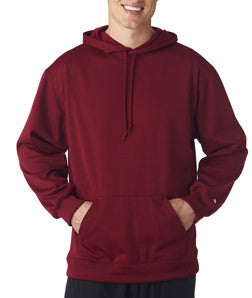 1454 Badger Adult BT5 Performance Fleece Poly Hoodie Cardinal