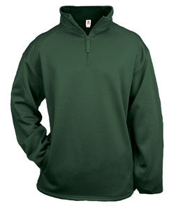 1480 Badger 1/4 Zip Poly Fleece Pullover Forest
