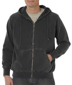 1563 Chouinard Adult Full-Zip Hooded Sweatshirt Pepper Pgmdye