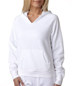1595 Chouinard Ladies' Hooded Sweatshirt White Dirdye
