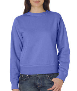 1596 Chouinard Ladies' Crewneck Sweatshirt Flo Blue Pgmdye