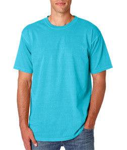 1717 Chouinard Adult Ring-Spun Cotton Tee Lagoon Dirdye