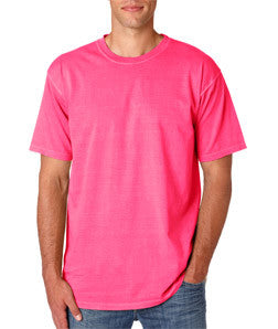 1717 Chouinard Adult Ring-Spun Cotton Tee Neon Pink Pgmdye