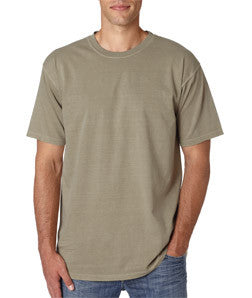 1717 Chouinard Adult Ring-Spun Cotton Tee Khaki Pgmdye