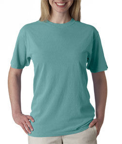 1717 Chouinard Adult Ring-Spun Cotton Tee Seafoam Pgmdye