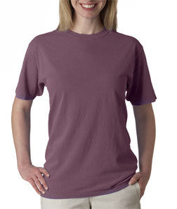 1717 Chouinard Adult Ring-Spun Cotton Tee Plum Dirdye
