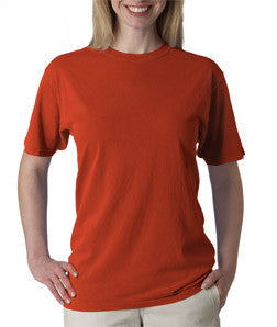 1717 Chouinard Adult Ring-Spun Cotton Tee Dark Orange Dirdye