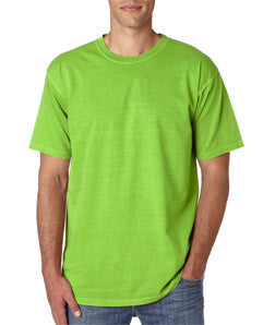 1717 Chouinard Adult Ring-Spun Cotton Tee Lime Dirdye