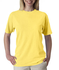 1717 Chouinard Adult Ring-Spun Cotton Tee Yellow Dirdye