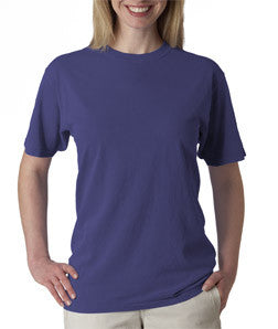 1717 Chouinard Adult Ring-Spun Cotton Tee Purple Dirdye