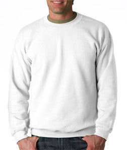18000 Gildan Adult Heavy BlendCrew Neck Sweatshirt White