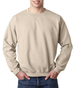 18000 Gildan Adult Heavy BlendCrew Neck Sweatshirt Sand