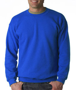 18000 Gildan Adult Heavy BlendCrew Neck Sweatshirt Royal