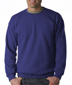 18000 Gildan Adult Heavy BlendCrew Neck Sweatshirt Purple