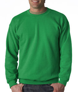 18000 Gildan Adult Heavy BlendCrew Neck Sweatshirt Irish Green