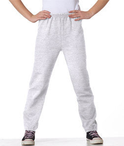 18200B Gildan Youth Heavy BlendSweatpants Ash (50/50)