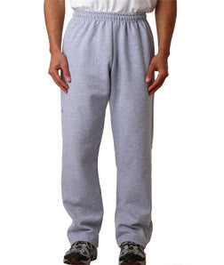 18400 Gildan Adult Heavy BlendOpen-Bottom Sweatpants Sport Grey (50/50)