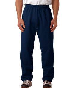 18400 Gildan Adult Heavy BlendOpen-Bottom Sweatpants Navy